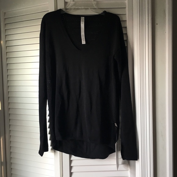lululemon Still Movement Sweater 4 NWT Black - Picture 5 of 8